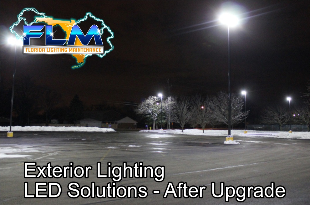 LED Lighting Retrofit and Electrical Services for FifthThird Bank after photo 2
