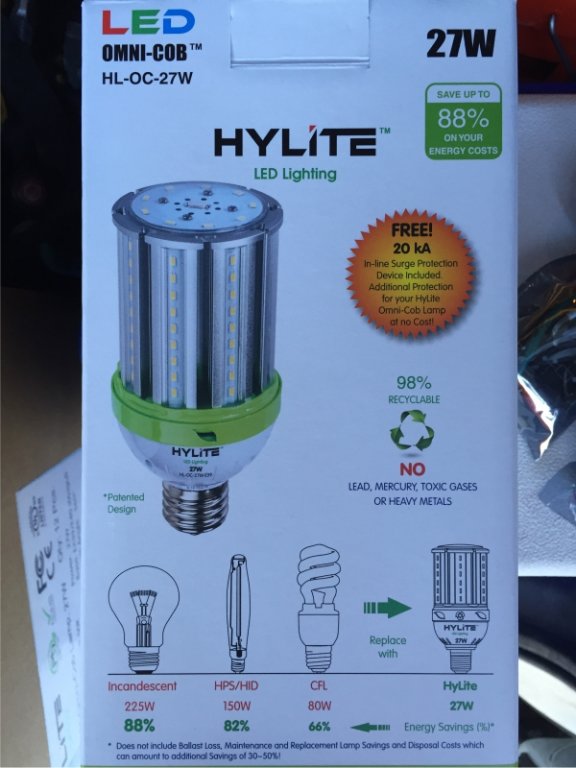 We Stock and Sell this 27w LED HyLite OMNI-COB HL-OC-27W