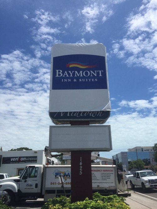 Exterior Sign Installation services in Memphis FL for commercial projects
